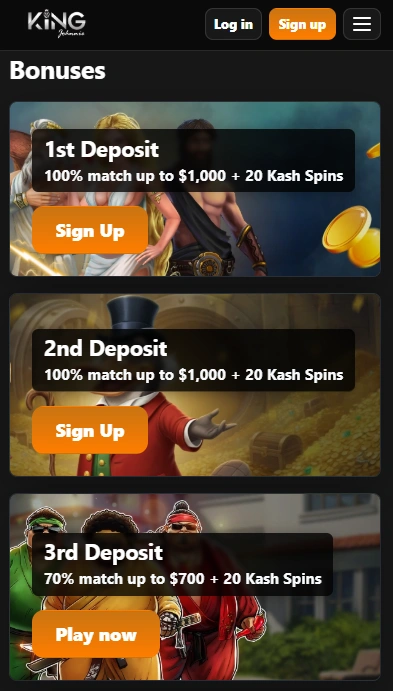 Johnnie Kash Kings Casino App